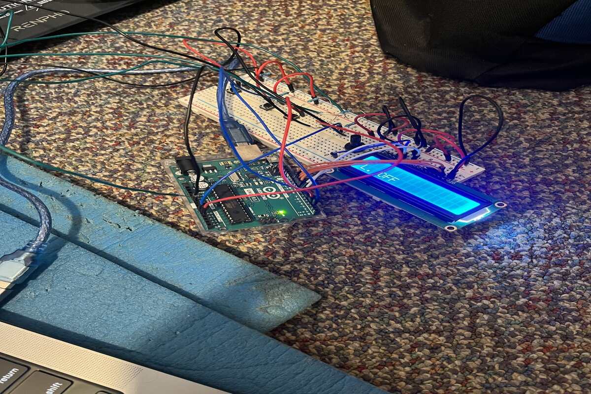 A Arduino hooked up to a smart mat.